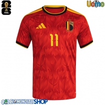 Maglie da calcio Belgio Jeremy Doku #11 Prima Maglia Mondiali 2026  Manica Corta